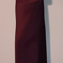 NEW cranberry men's tie with pocket square $5 FIRM 