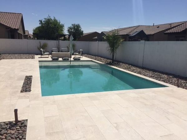 ivory travertine 16x24 pool deck & patio paver for sale in