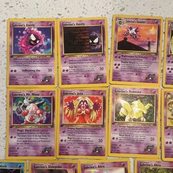 1st Edition Sabrina Gym Challenger Pokémon Cards 1999