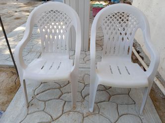 Patio chairs ( both for $15)
