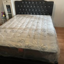 Cama Queen Size Nueva En Caja Incluye Colchón