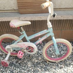 Kids Bike W/training Wheels 