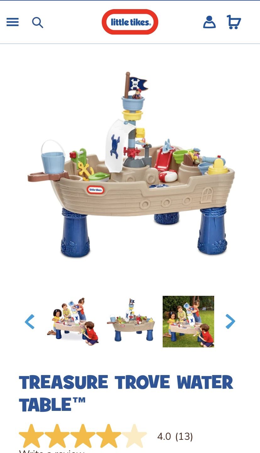 Little Tikes Treasure Trove Water Table