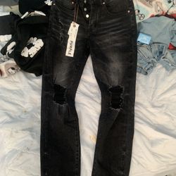 new purple jeans 