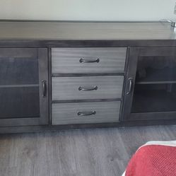 Modern Entertainment Center/TV Stand Set