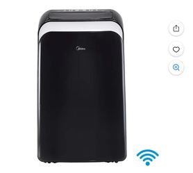 Midea 13,500 BTU ASHRAE 10,300 BTU SACC 115V Smart Portable AC 