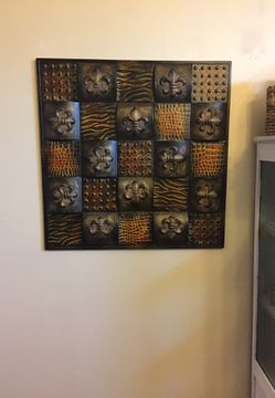 Metal wall decor