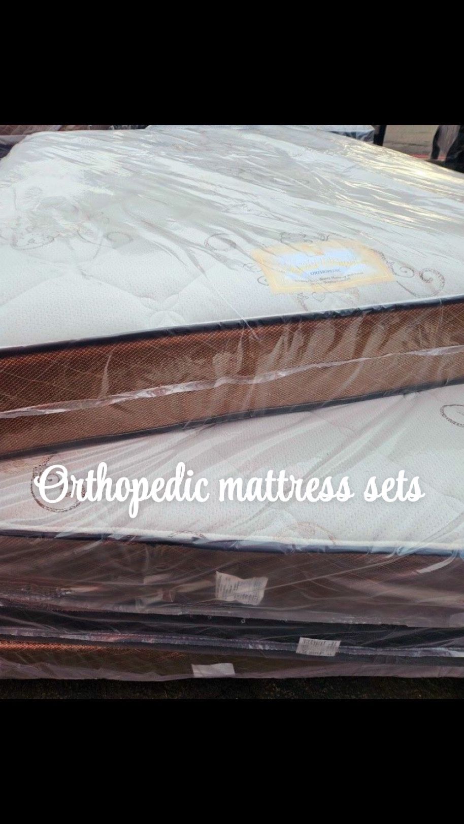 Mattress / box spring (orthopedic sets) King$240, Queen $200, Full $185, Twin $155