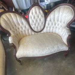 Antique sofa and love seat