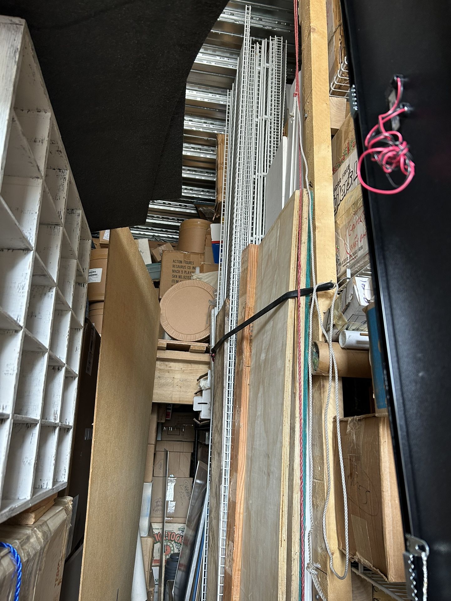White Wire Closet Shelving - 2 Types 12’x12”