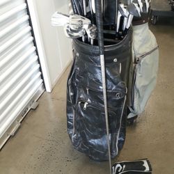 MT Irons And Matching Woods..Old School..at It's best.VINTAGE GOLF CLUB SET