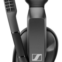 Open Box Sennheiser GSP 370 Over-Ear Wireless Gaming Headset, Low-Latency Bluetooth, Noise-Cancelling Mic, Flip-to-Mute, Audio Presets - PC, Mac