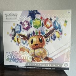 2 New Sealed Prismatic ETBs Pokemon Trading Cards