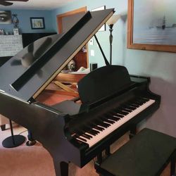 Falcone Baby Grand piano with Life Saver System from Dampp-Chaser. Tuned regularly, light usage In Excellent Condition Going For Free