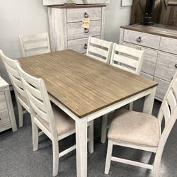 New Table & 6 Chairs  🔥🔥 IN STOCK 