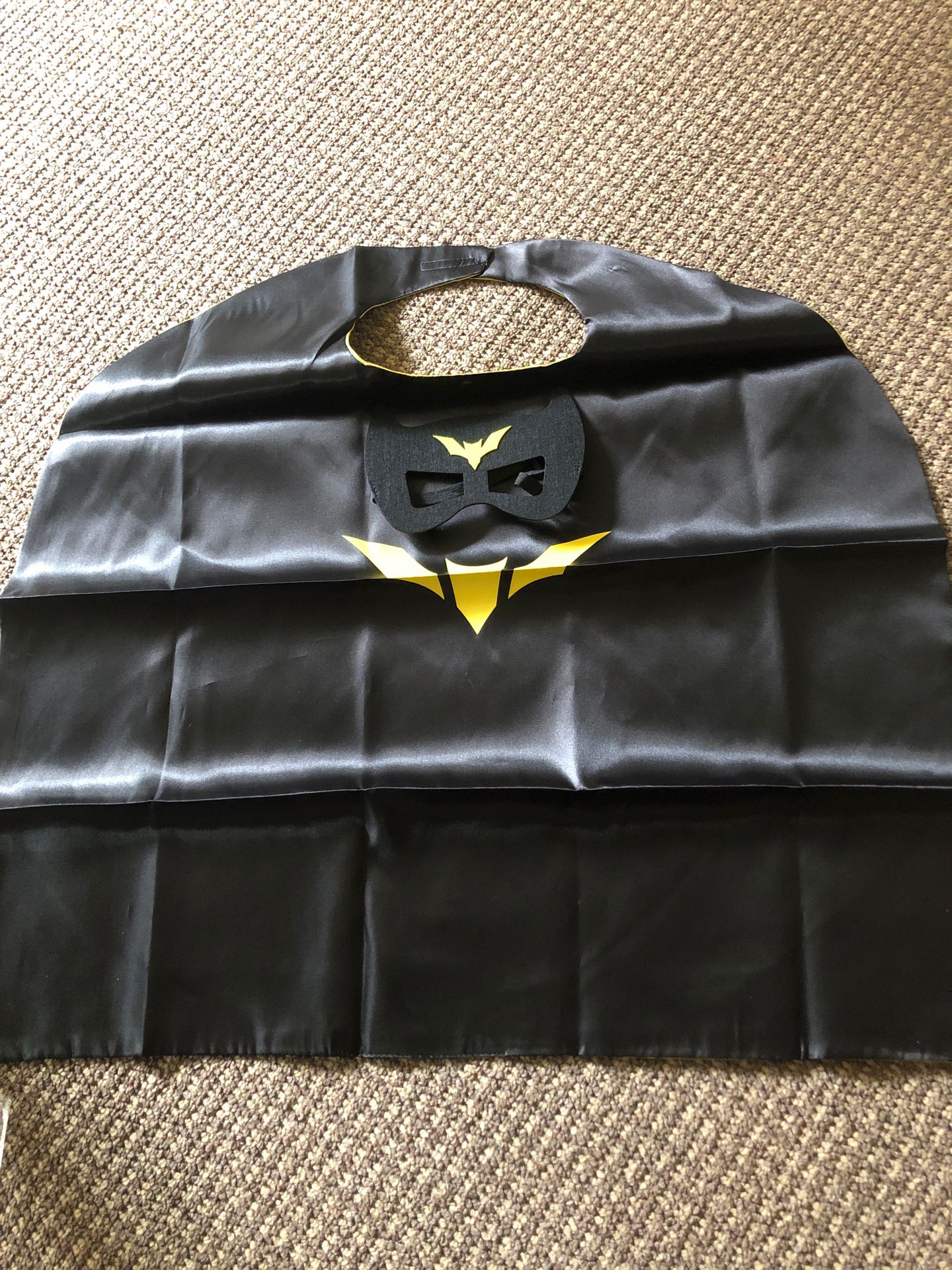 Batman cape and mask