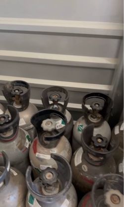 Aluminum CO2 tanks 20lb