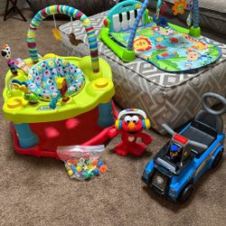 Baby Bouncer And Toys