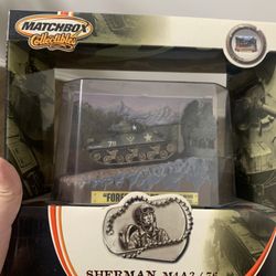 Match Box Sherman M4A3 76mm Sealed