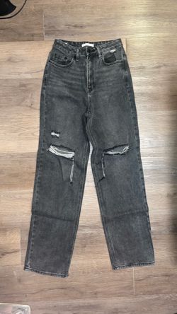 women’s pacsun 90s boyfriend fit tag size says 27 true to size 32” inseam washed black 27”