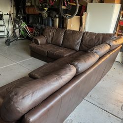 Buffalo Hide  Leather couch