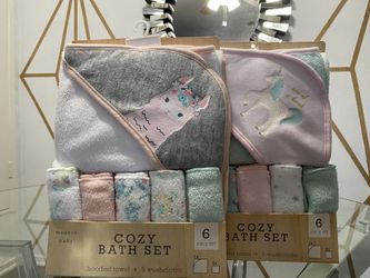 Cost baby bath set towel (NEW)