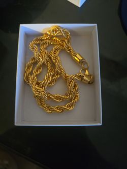 Gold Plated Cooper Necklace 