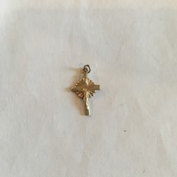 14 K gold cross