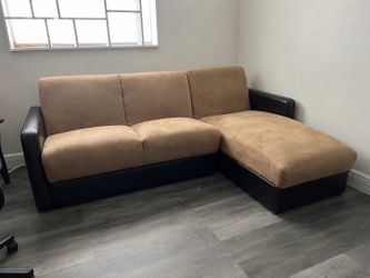 Modern L-Shape Sleeper Sectional Sofa Bed w/ Storage - EXCELLENT CONDITION, NEED GONE!!