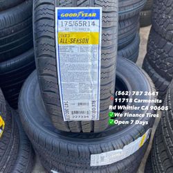 175/65R14 Goodyear Viva-3 New Set of Tires Installed and Balanced Set de Llantas Nuevas Instaladas y Balanceadas