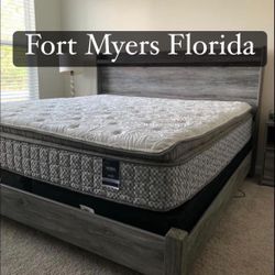 Get your  NEW Pillowtop, Hybrid, Firm Mattress  for a Queen bed King bed! We offer Twin, Full, Queen King, Cal California King, Frames Boxspring 