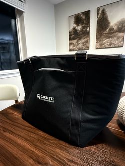 Black Insulated Cooler Tote Bag