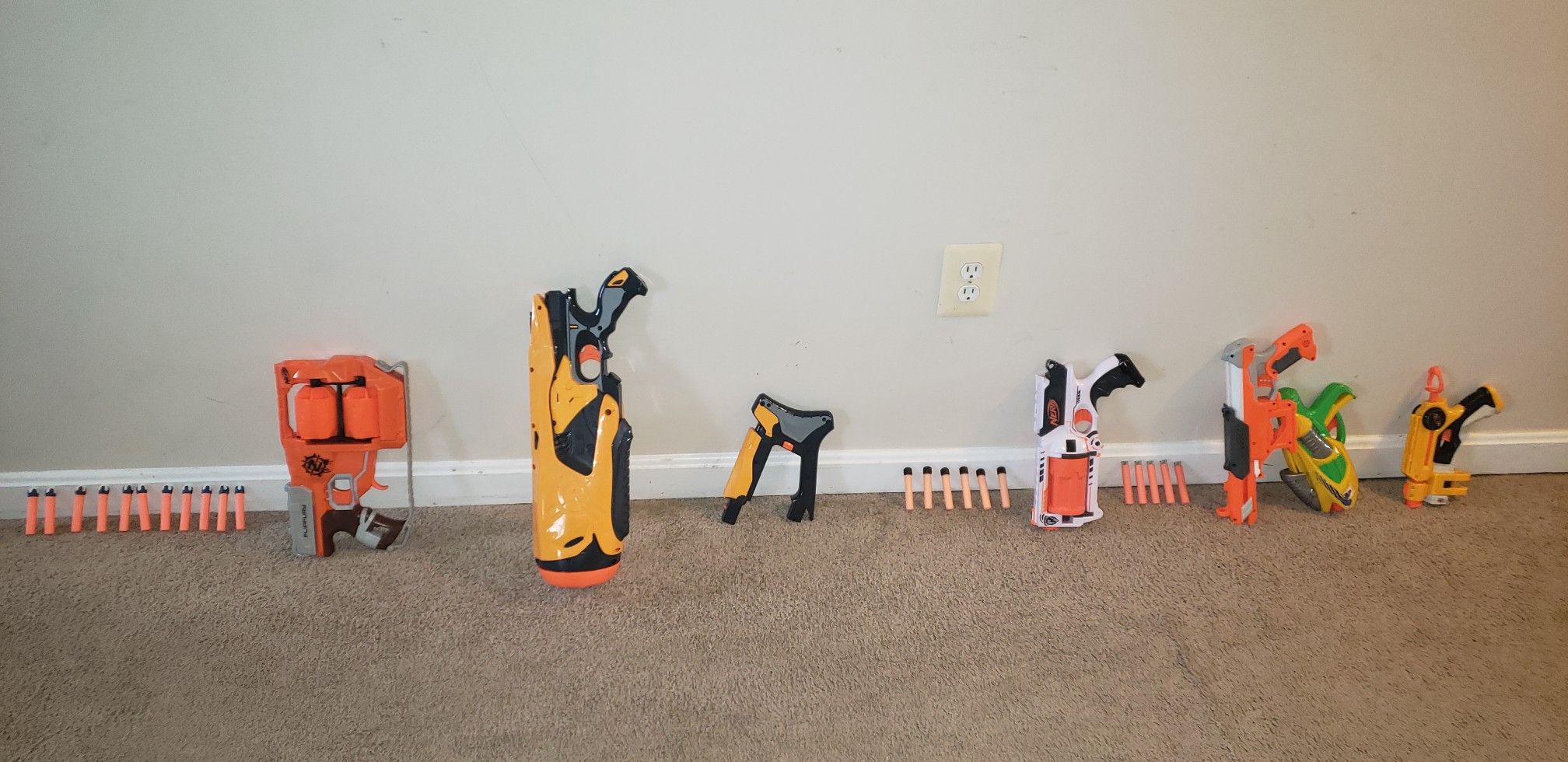 Nerf guns & ammo!