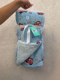 Lightning McQueen Pixar Cars baby blanket