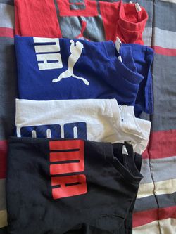 4 Puma Kids Shirts Size S 7/8