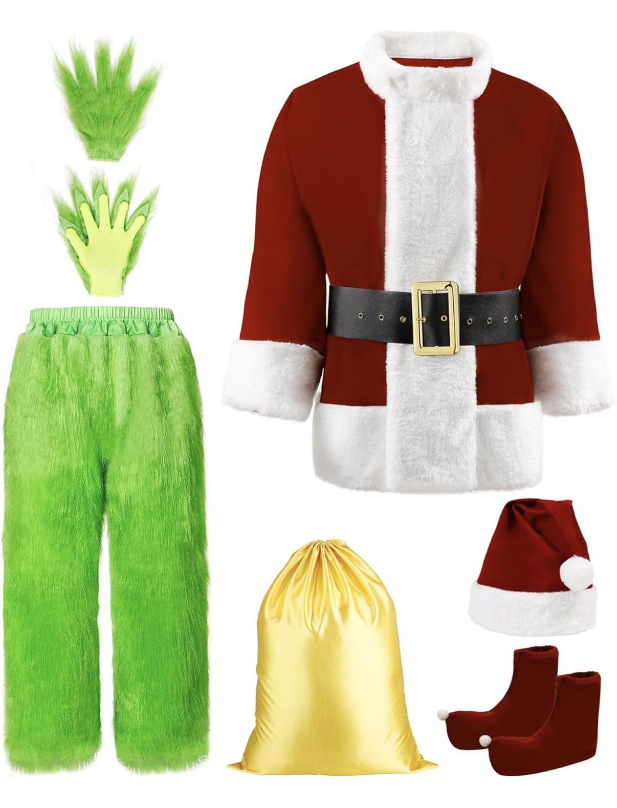 Grinch Outfit NEW NOT OPENED