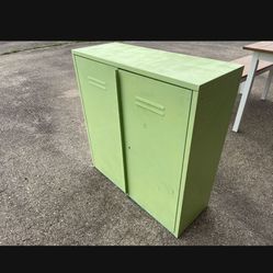 Green Metal Cabinet 🗄 