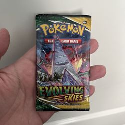 Pokemon Evolving skies  booster pack(single)