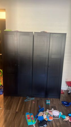 Wood closets