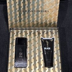 Carolina Herrera 212 VIP Black Men's 2pc Gift Set