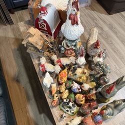 Rusted and chicken family 