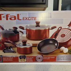 Tfal Excite Cookware 14 Piece 