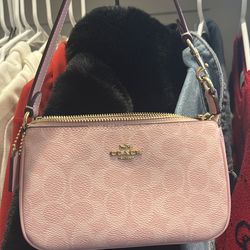 Pink coach purse