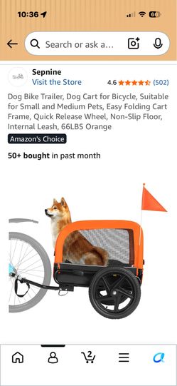 Bike dog carrier