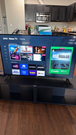 On. 50" 4K UHD Roku Smart TV – Perfect Condition!