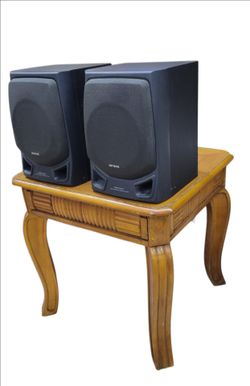 Vintage Aiwa SX-NV2100 Bookshelf Speakers Pair Twin Duct 2-Way Bass Reflex 6 Ohm