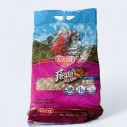 Kaytee Fiesta Big Bites Macaw Food – Premium Blend for Large Parrots 