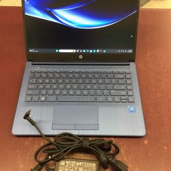 14” HP LAPTOP COMPUTER BLUE Windows 11