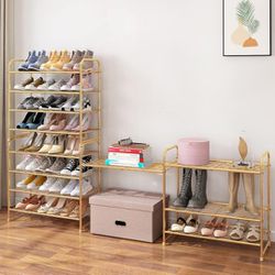 Gold Shoe Stand