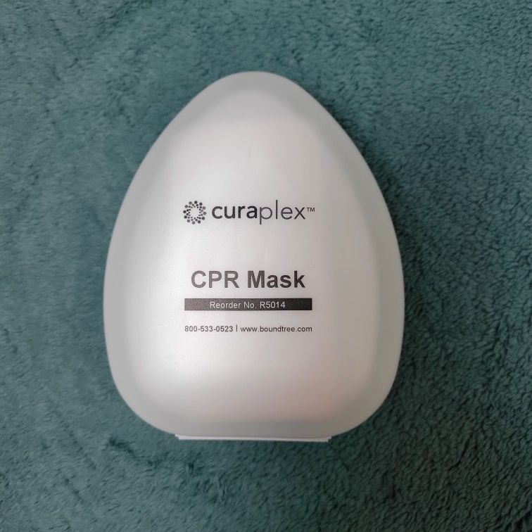 Bound Tree Medical Pocket CPR Mask O2 One Way Valve & Filter Inlet R5014 